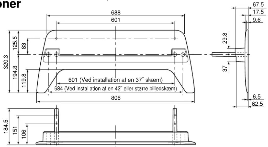 PANASONIC TYST05K - Dimennsioner - 1