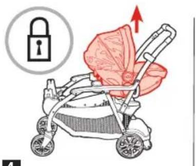 GRACO Modes Duo - {To Attach and Remove Graco®Click Connect™ Infant Car Seat to rear position} - 5