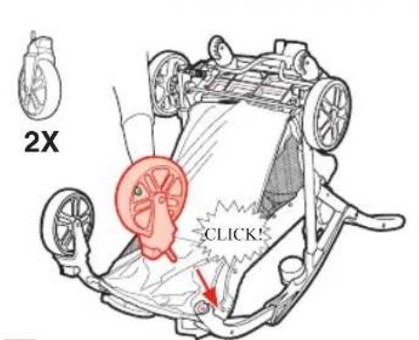 GRACO Modes Duo - {Front Wheels} - 1
