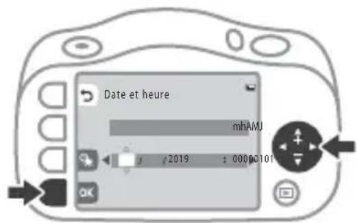 NIKON Coolpix W150 - Réglez la date et l'heure, puis appuyez sur OK. - 1