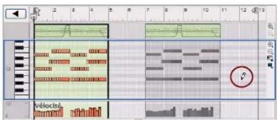 PROPELLERHEAD Reason 5.0 - À propos du dessin de notes en dehors d'un clip ouvert - 5
