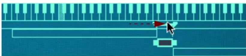 PROPELLERHEAD Reason 5.0 - Déplacer les zones en déplaçant la barre de l'onglet - 2