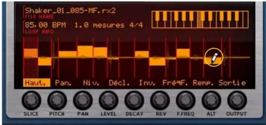 PROPELLERHEAD Reason 5.0 - Le mode Édition de slice - 3