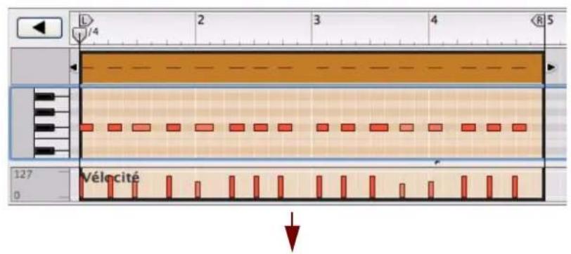 PROPELLERHEAD Reason 5.0 - Cliquez sur le bouton « Appliquer » de la quantification. - 1