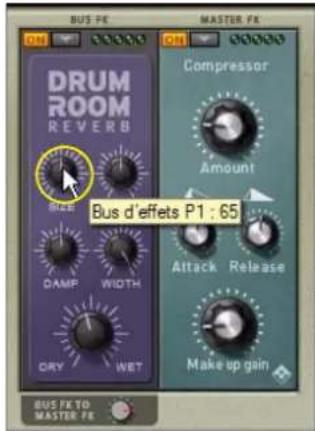 PROPELLERHEAD Reason 5.0 - Utiliser la modulation CV des paramètres Bus d'effets et Effet maître - 1