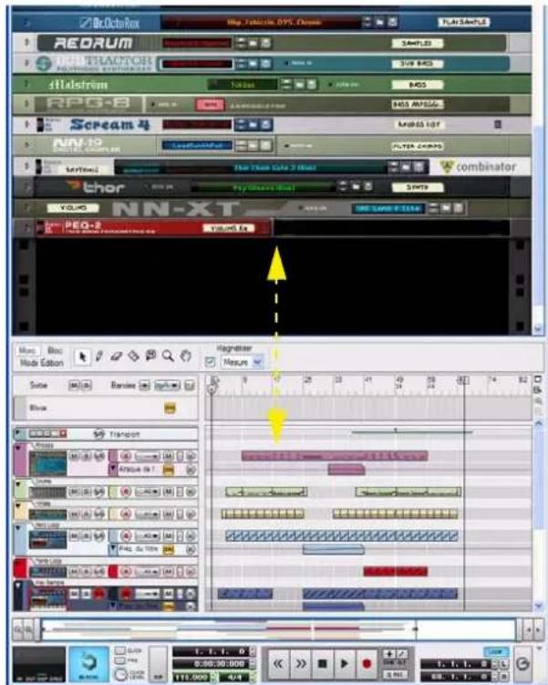 PROPELLERHEAD Reason 5.0 - Redimensionnement - 1