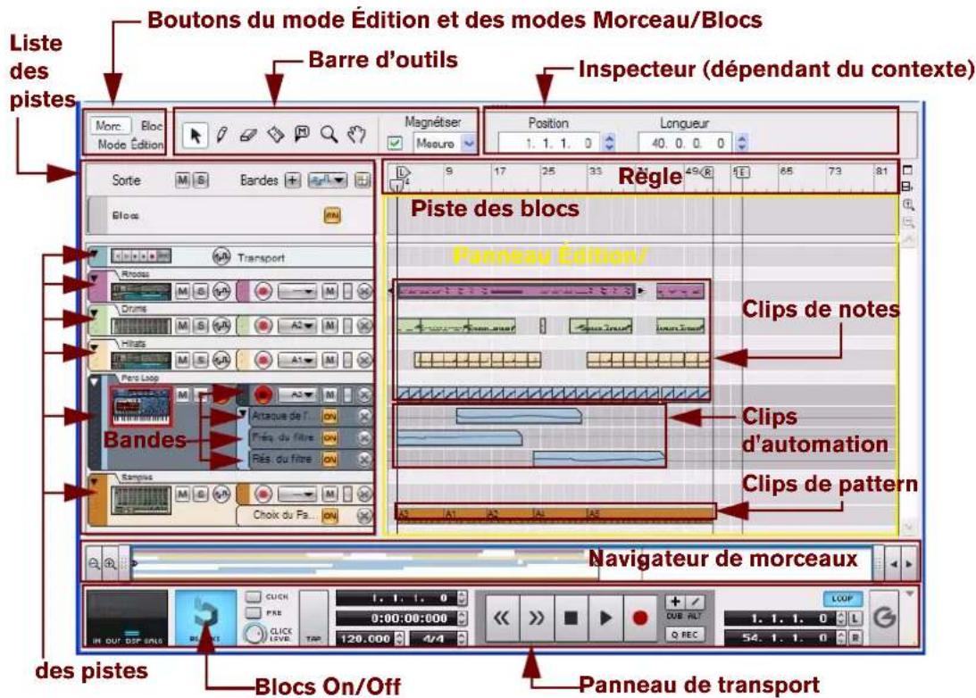 PROPELLERHEAD Reason 5.0 - Aperçu du séquenceur - 1