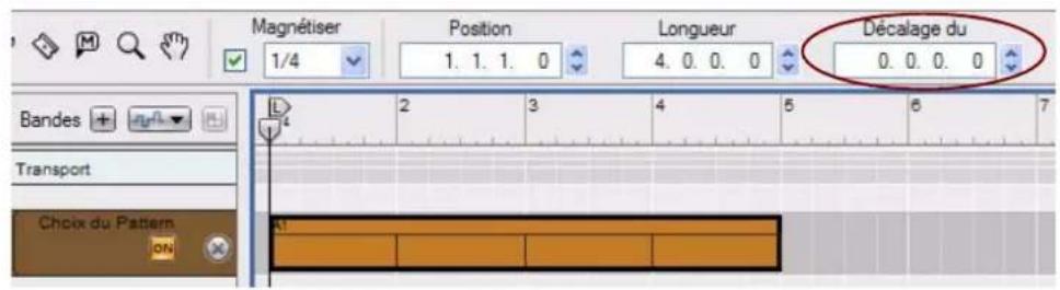PROPELLERHEAD Reason 5.0 - Déplacement, redimensionnement et duplication de clips d'automation de pattern - 1