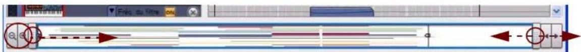 PROPELLERHEAD Reason 5.0 - Zoom horizontal dans le séquenceur - 1