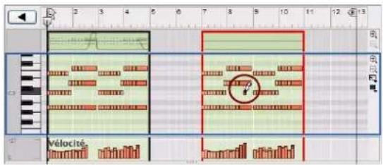 PROPELLERHEAD Reason 5.0 - À propos du dessin de notes en dehors d'un clip ouvert - 4
