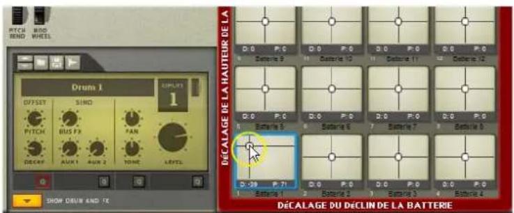 PROPELLERHEAD Reason 5.0 - Modifier les paramètres du panneau de contrôle de batterie à l'aide de la fonction Édition rapide - 2