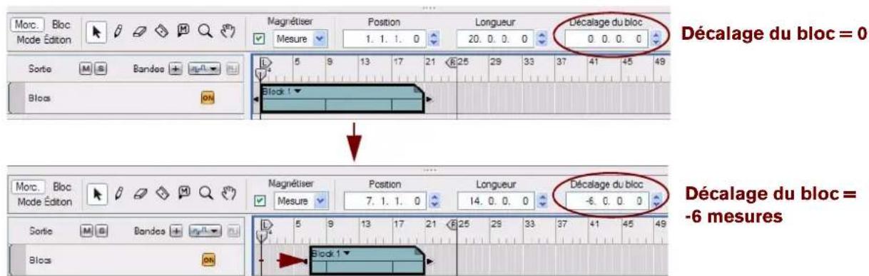 PROPELLERHEAD Reason 5.0 - Redimensionnement de clips d'automation de blocs - 1