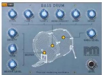 PROPELLERHEAD Reason 5.0 - Grosse caisse physique, caisse claire et Tom Tom - 1