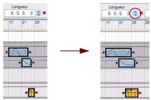 PROPELLERHEAD Reason 5.0 - Redimensionnement de clips via l'inspecteur - 1