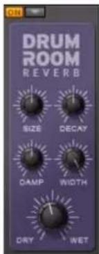 PROPELLERHEAD Reason 5.0 - Réverb de la pièce de la batterie - 1