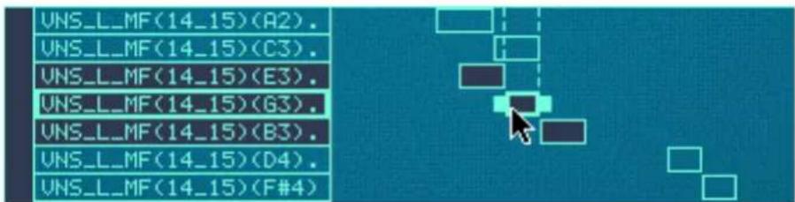 PROPELLERHEAD Reason 5.0 - Déplacer des zones en déplaçant les boites de zone - 1