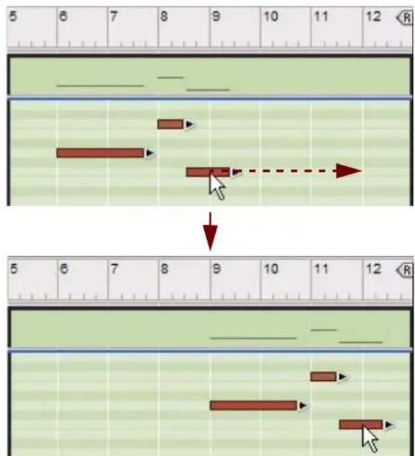 PROPELLERHEAD Reason 5.0 - Déplacement de notes manuel - 1