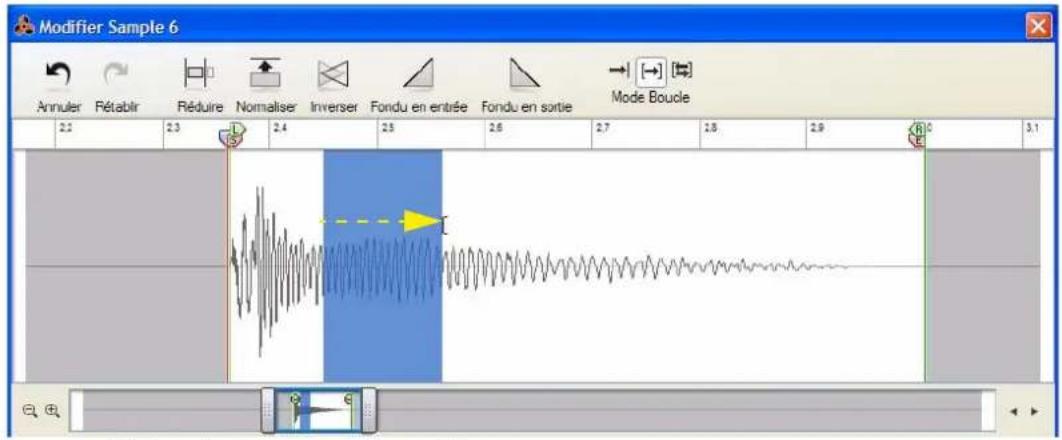 PROPELLERHEAD Reason 5.0 - Fonction Définir la boucle - 1