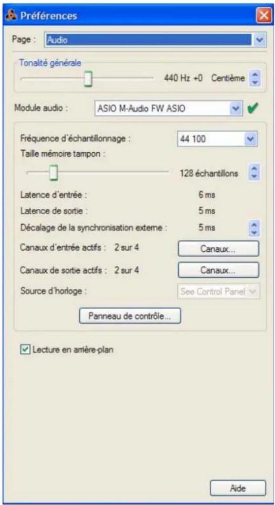 PROPELLERHEAD Reason 5.0 - Preférences - Audio - 1