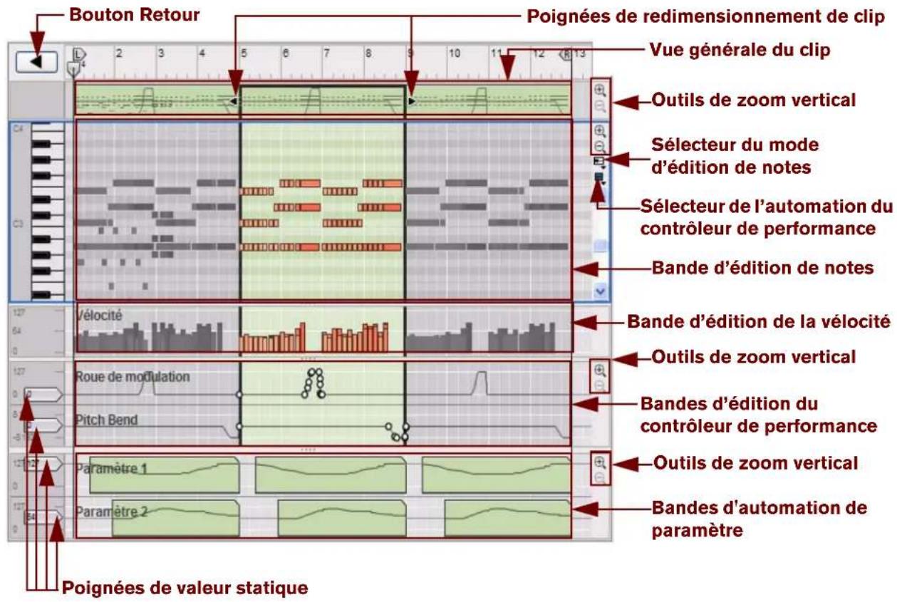 PROPELLERHEAD Reason 5.0 - Éléments du mode Édition - 1