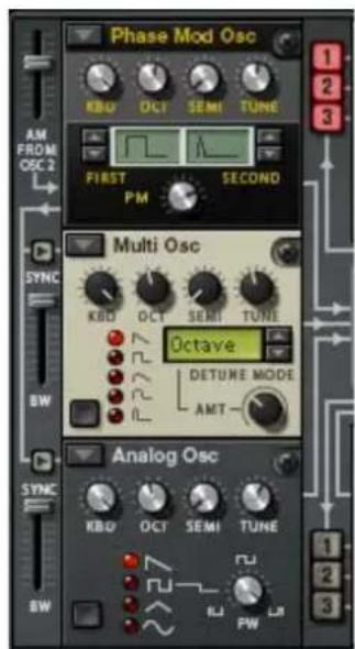 PROPELLERHEAD Reason 5.0 - La section Oscillateur - 1