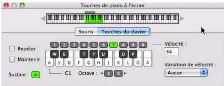 PROPELLERHEAD Reason 5.0 - Mode Touches du clavier - 1