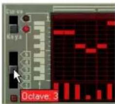 PROPELLERHEAD Reason 5.0 - Assurez-vous que le bouton situé à gauche de la fenêtre de pattern est réglé sur « Notes » - 4