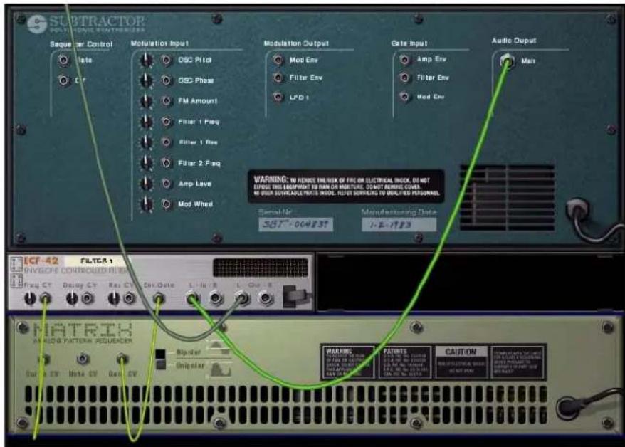 PROPELLERHEAD Reason 5.0 - Filtre contrôle par pattern : exemple - 1