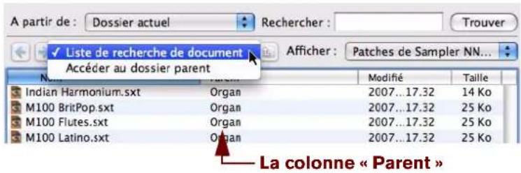 PROPELLERHEAD Reason 5.0 - A propos des listes hierarchiques et à plat - 1
