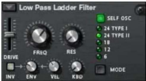PROPELLERHEAD Reason 5.0 - Filtre Échelle LP - 1