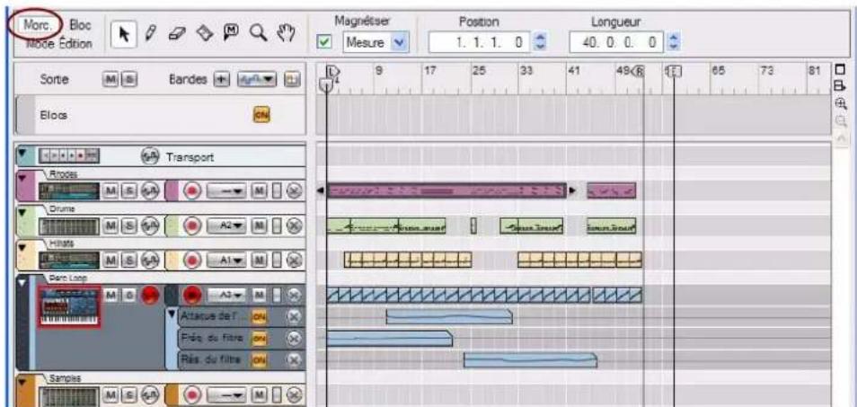 PROPELLERHEAD Reason 5.0 - Mode Morceau - 1