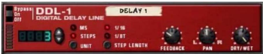 PROPELLERHEAD Reason 5.0 - DDL-1 Digital Delay Line - 1