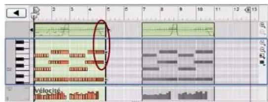PROPELLERHEAD Reason 5.0 - Collage d'événements en dehors d'un clip ouvert - 7
