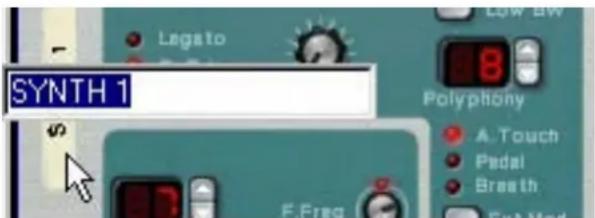 PROPELLERHEAD Reason 5.0 - Nommer des modules - 1