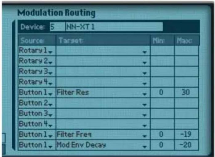 PROPELLERHEAD Reason 5.0 - Affectation des paramètres à un contrôleur - 1