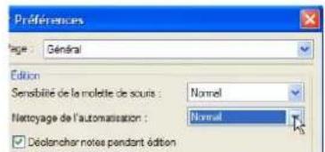 PROPELLERHEAD Reason 5.0 - Nettoyage de l'automation dans le menu « Préférences » - 1