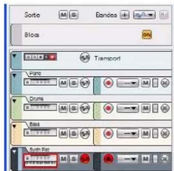 PROPELLERHEAD Reason 5.0 - Conseils pratiques pour la combinaison de clips de blocs et de morceau - 3