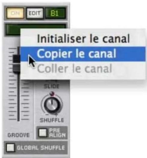 PROPELLERHEAD Reason 5.0 - Copier, coller et initialiser les canaux ReGroove - 1