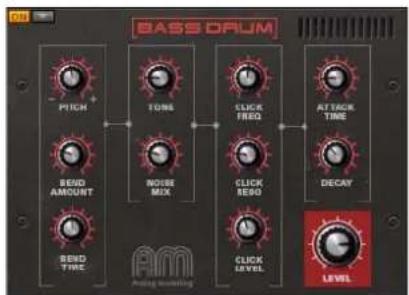 PROPELLERHEAD Reason 5.0 - Grosse caisse, caisse claire et Tom Tom synthétiques - 1