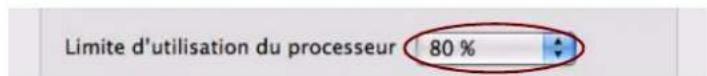 PROPELLERHEAD Reason 5.0 - Paramétrages de la limite d'utilisation du processeur - 1