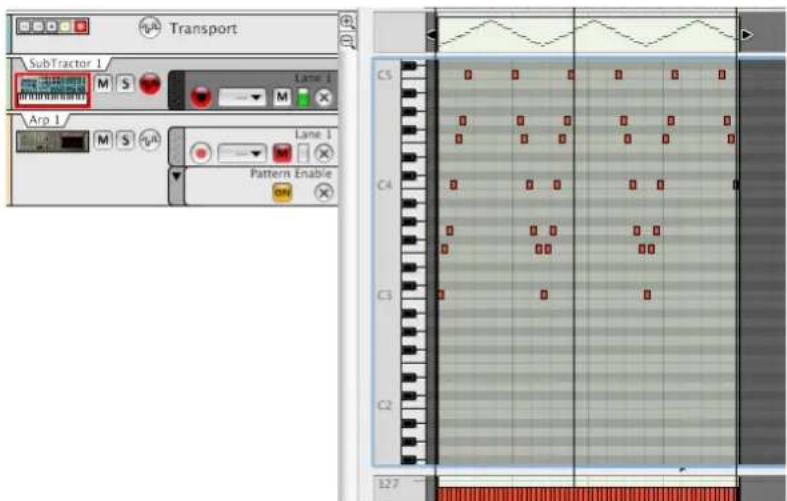 PROPELLERHEAD Reason 5.0 - Transformer les notes en arpège sur la piste - 1