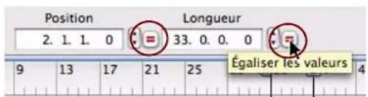 PROPELLERHEAD Reason 5.0 - Égalisation des clips via la fonction « Égaliser les valeurs » - 1