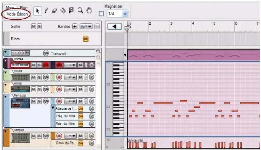 PROPELLERHEAD Reason 5.0 - Le mode Édition - 1