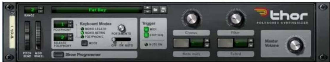 PROPELLERHEAD Reason 5.0 - Le panneau de contrôle - 1