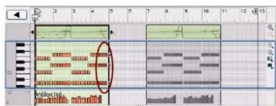 PROPELLERHEAD Reason 5.0 - Collage d'événements en dehors d'un clip ouvert - 1