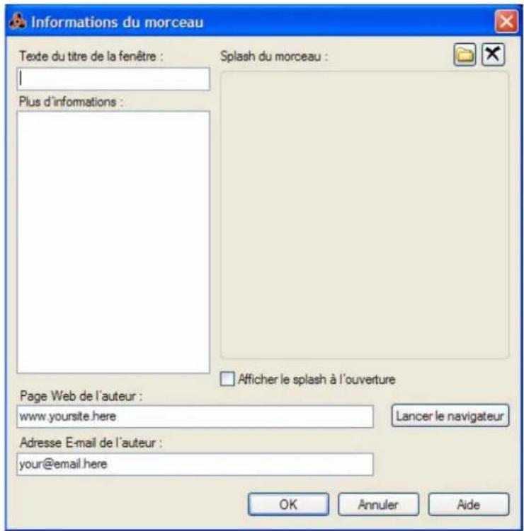 PROPELLERHEAD Reason 5.0 - Insérer des informations sur le morceau - 1