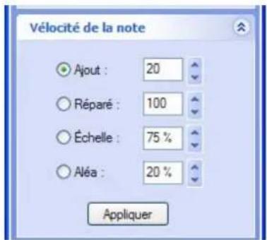 PROPELLERHEAD Reason 5.0 - Édition de la velocité des notes avec la fonction « Velocité de la note » - 1