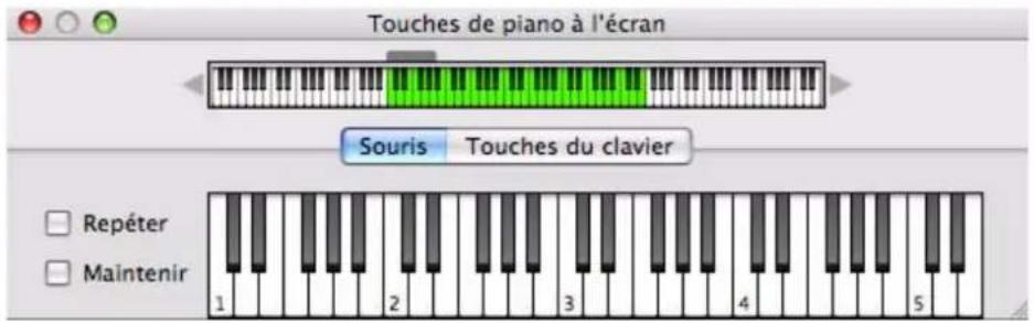PROPELLERHEAD Reason 5.0 - La fenêtre Touches de piano à l'écran - 1