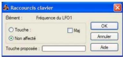 PROPELLERHEAD Reason 5.0 - Édition des raccourcis clavier - 2