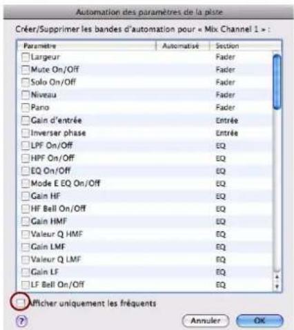 PROPELLERHEAD Reason 5.0 - Sélectionnez « Automation de paramètre » dans le menu Édition ou dans le menu contextuel. - 1